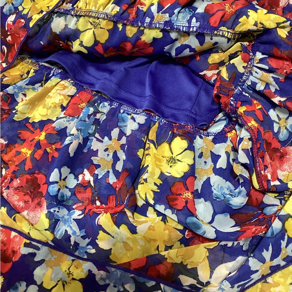 Lulu's Multicolor Floral Ruffle Dress - Picture 8 of 14